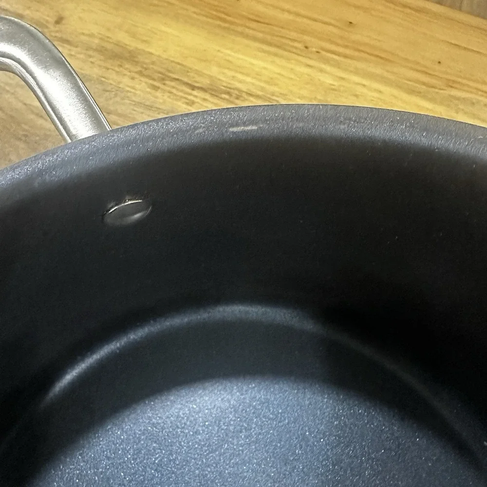 Made In 8 Quart Blue ProCoat Non Stick Stock Pot  &‎ Lid  NEW
